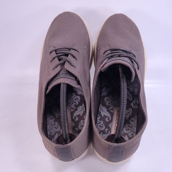 Skechers Casual Lace Up Athletic Shoe Mens Size 10.5 62132 Gray White - Picture 4 of 9
